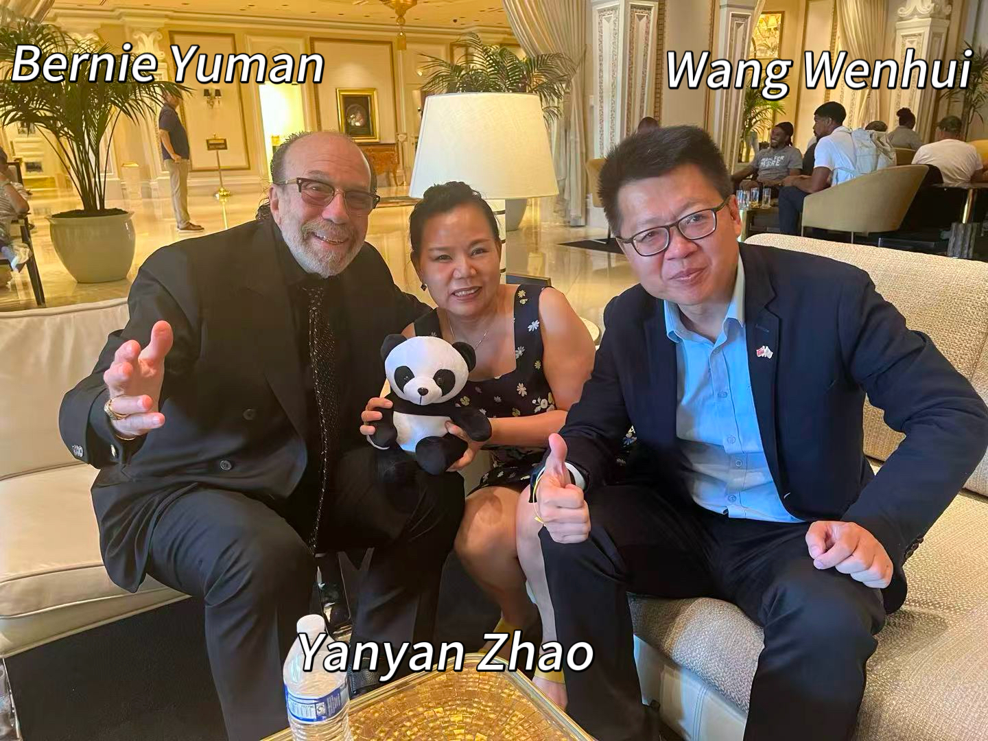 Bernie Yuman, Yanyan Zhao, and Wang Wenhui